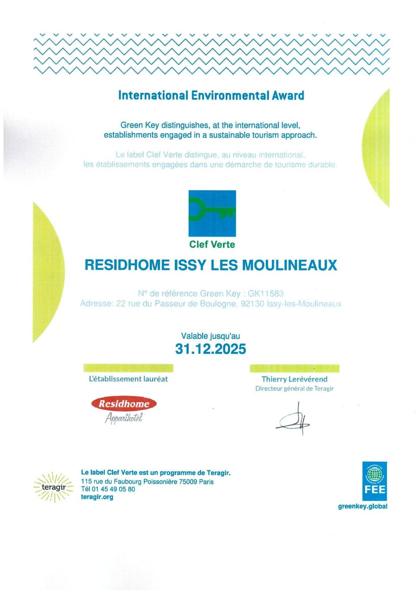Residhome Paris Issy Les Moulineaux Zewnętrze zdjęcie